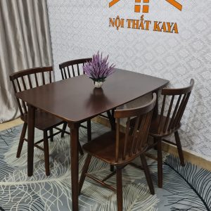 Set Bàn Ăn 4 Ghế Sunny (Nâu) BAK-481