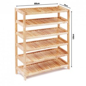 Kệ Giày Dép 6 Tầng Rộng 80 cm