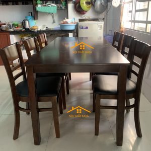 Set Bàn Ăn 6 Ghế Mostar (Nâu) BAK-1161