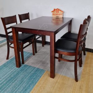 Set Bàn Ăn 4 Ghế Mostar (nâu) Bak-1152 (2)