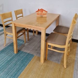 Set Bàn Ăn 4 Ghế Mostar (tự Nhiên) Bak-1153 (6)