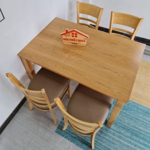 Set Bàn Ăn 4 Ghế Mostar (tự Nhiên) Bak-1153 (7)