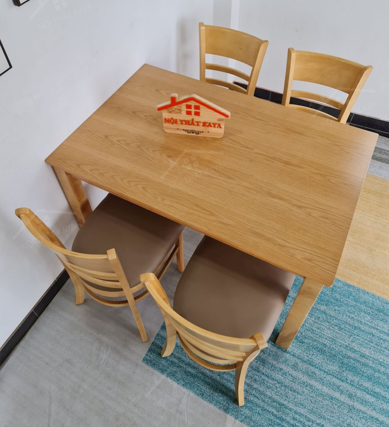 Set Bàn Ăn 4 Ghế Mostar (tự Nhiên) Bak-1153 (7)
