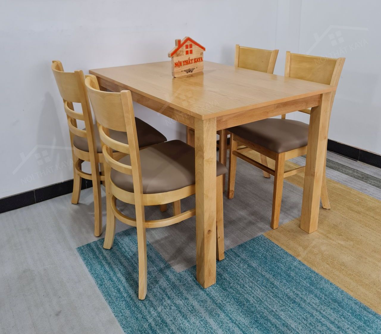 Set Bàn Ăn 4 Ghế Mostar (tự Nhiên) Bak-1153 (9)