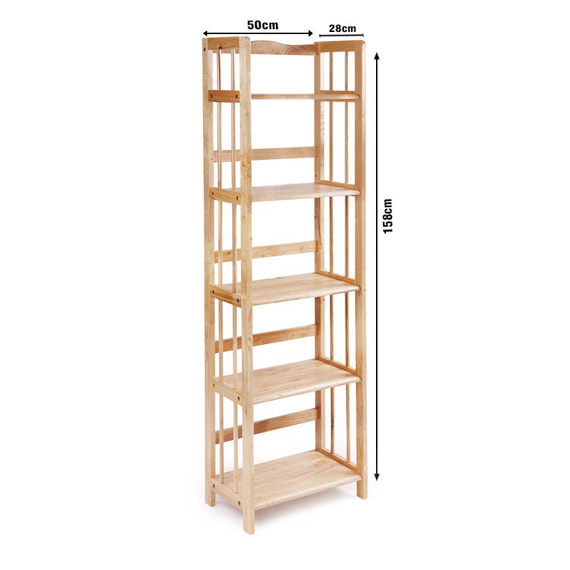 Kệ Sách 5 Tầng - Rộng 50cm