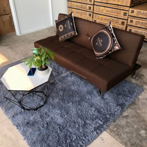 Sofa bed không tay kích thước 170×90 SFB04 màu nâu 3