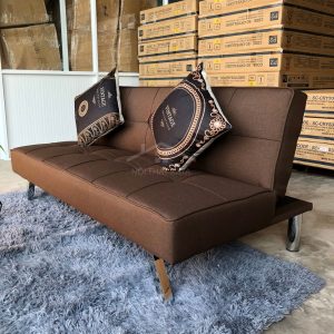 Sofa bed không tay kích thước 170×90 SFB04 màu nâu