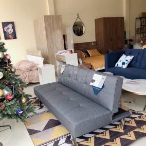 Sofa bed không tay kích thước 170×90 SFB04 màu xanh 1