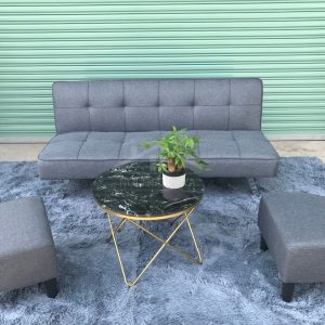Sofa bed không tay kích thước 170×90 SFB04 màu xanh 3