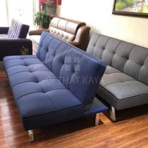 Sofa bed không tay kích thước 170×90 SFB04 màu xanh dương