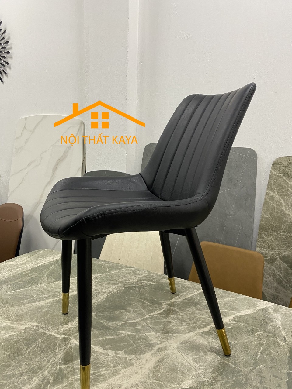 Bộ Bàn Mặt Đá Ceramic Chân Neva - 4 Ghế Nhập Khẩu KY-GH27 - Ảnh 11