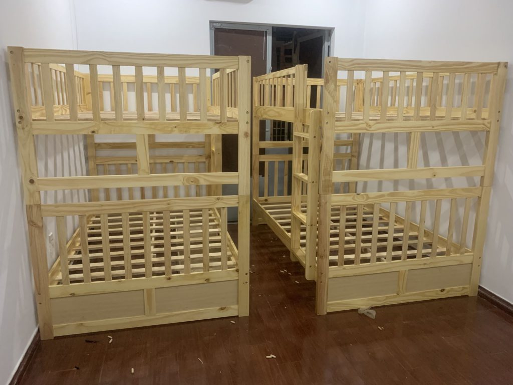 Thi công lắp đặt giường tầng tại quận 5, TPHCM