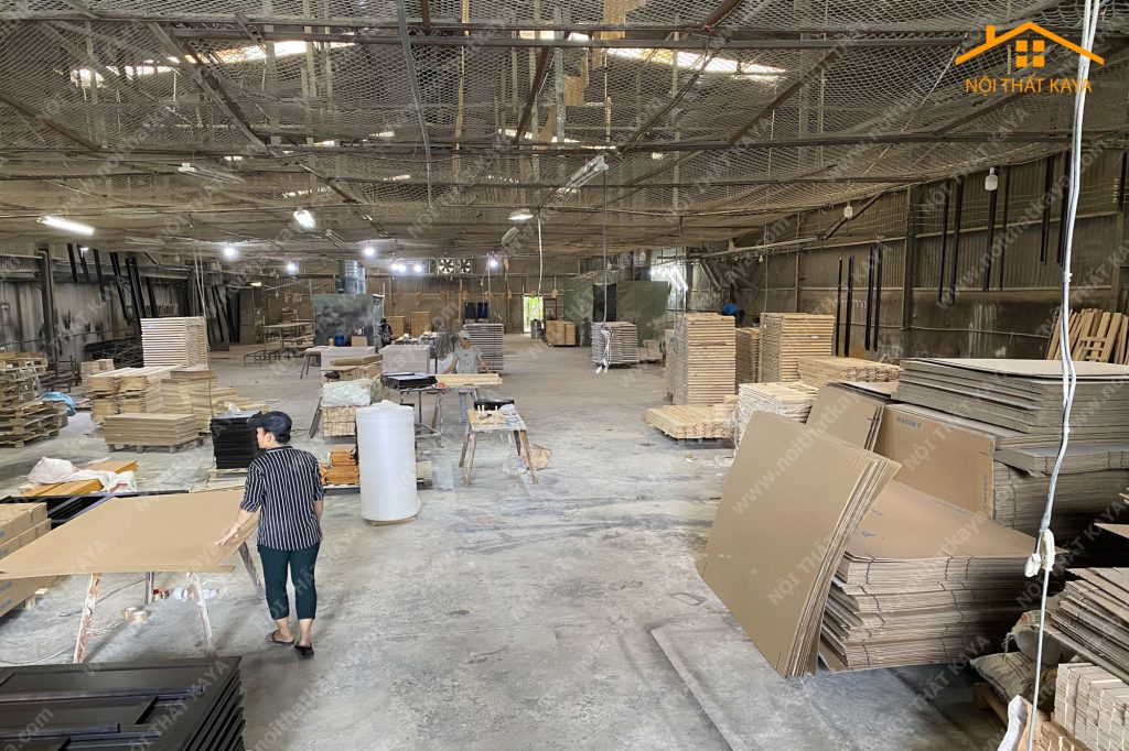 Quy trÃ¬nh sáº£n xuáº¥t táº¡i xÆ°á»Ÿng ná»™i tháº¥t KAYA 1.000 mÂ² táº¡i TP.HCM
