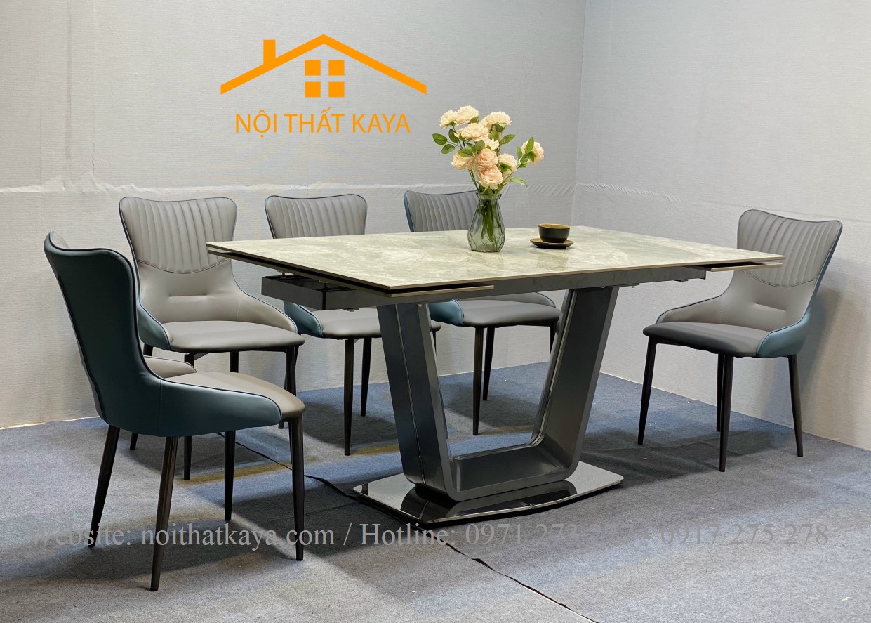 Bộ Bàn Mặt Đá Thông Minh – 6 Ghế Nhập Khẩu KY-GH37 - Ảnh 7