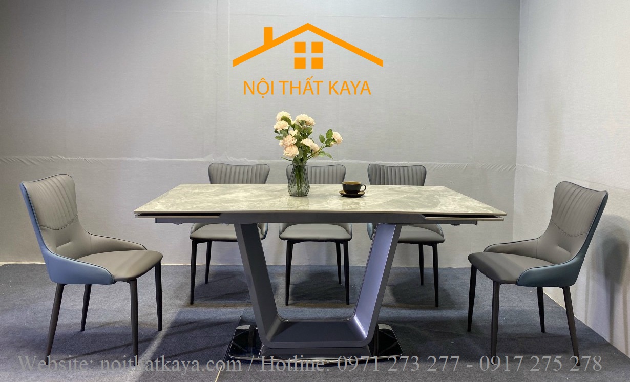 Bộ Bàn Mặt Đá Thông Minh – 6 Ghế Nhập Khẩu KY-GH37 - Ảnh 6