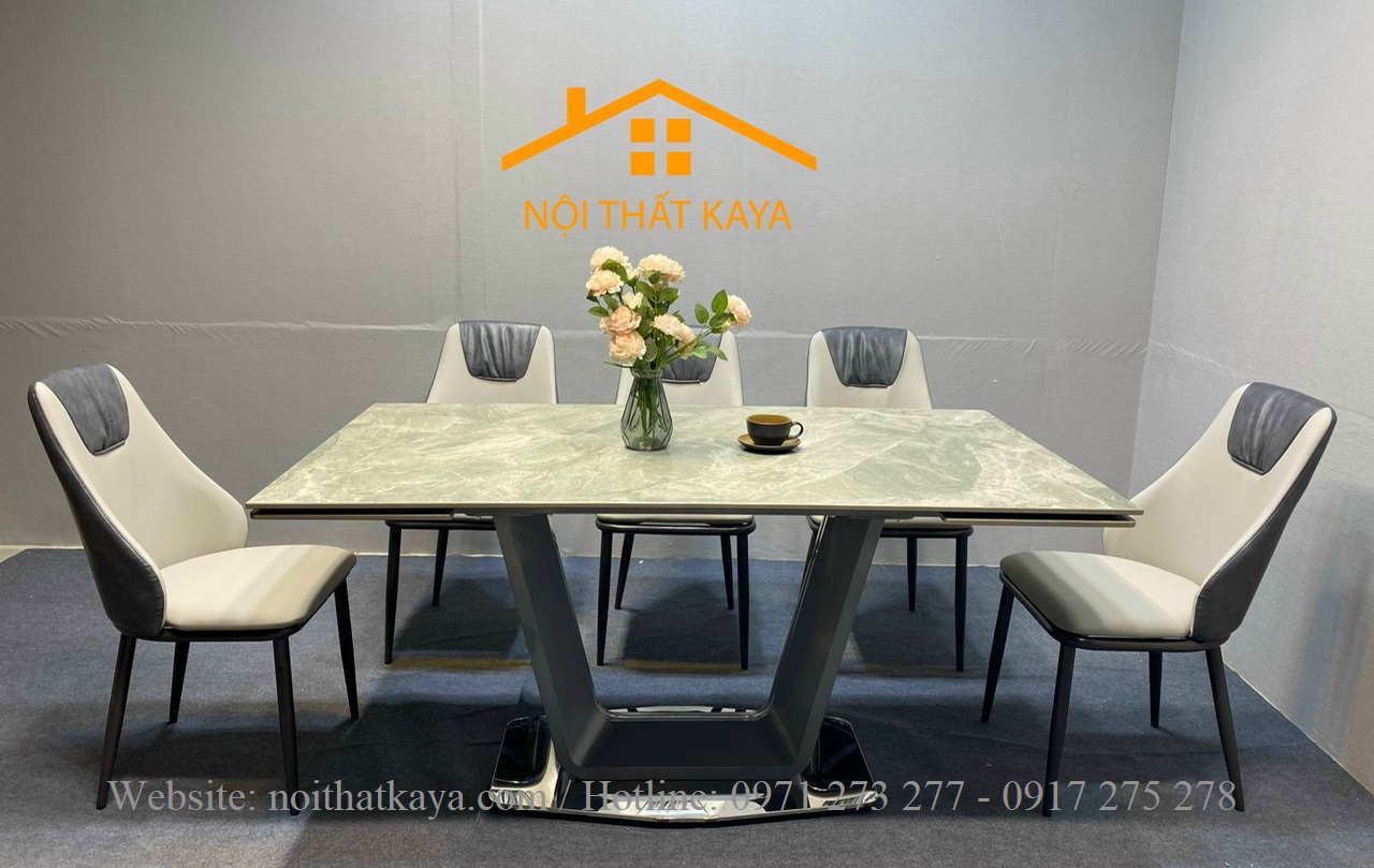 Bộ Bàn Mặt Đá Thông Minh – 6 Ghế Nhập Khẩu KY-GH02 - Ảnh 3