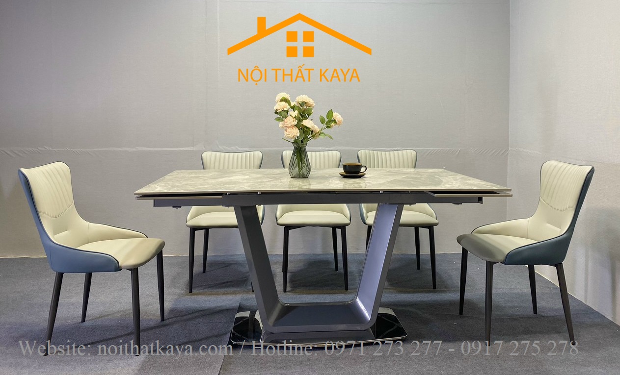 Bộ Bàn Mặt Đá Thông Minh – 6 Ghế Nhập Khẩu KY-GH37 - Ảnh 5
