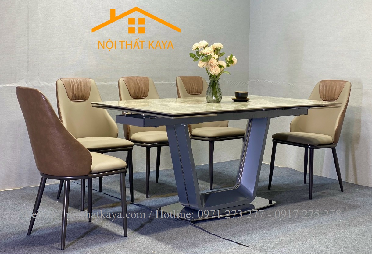 Bộ Bàn Mặt Đá Thông Minh – 6 Ghế Nhập Khẩu KY-GH02 - Ảnh 2