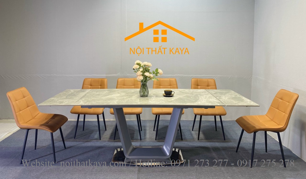 Bộ Bàn Mặt Đá Thông Minh – 6 Ghế Nhập Khẩu KY-GH09 - Ảnh 3