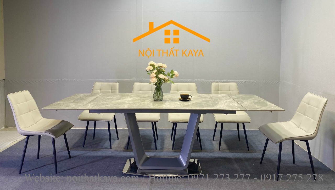 Bộ Bàn Mặt Đá Thông Minh – 6 Ghế Nhập Khẩu KY-GH09 - Ảnh 2