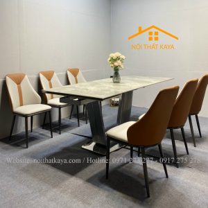Bộ Bàn Mặt Đá Thông Minh – 6 Ghế Nhập Khẩu KY-GH05