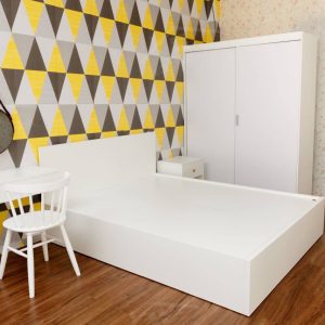 Bộ nội thất phòng ngủ HDF PN003 (Giường - Tủ quần áo - Tủ đầu giường - Bàn trang điểm)
