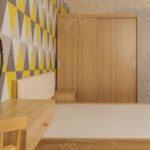 Bộ Nội Thất Phòng Ngủ Mdf Pn008 (giường - Tủ Quần áo - Tủ đầu Giường) (5)