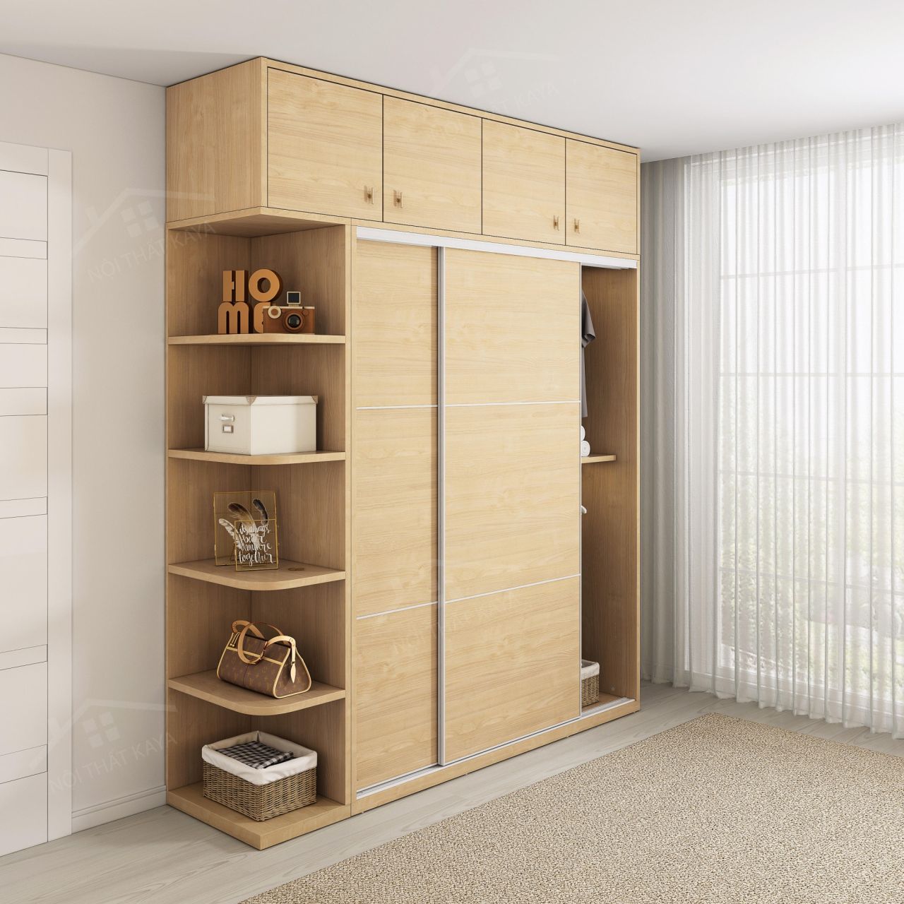 Tủ Quần áo Mdf 032 (4)