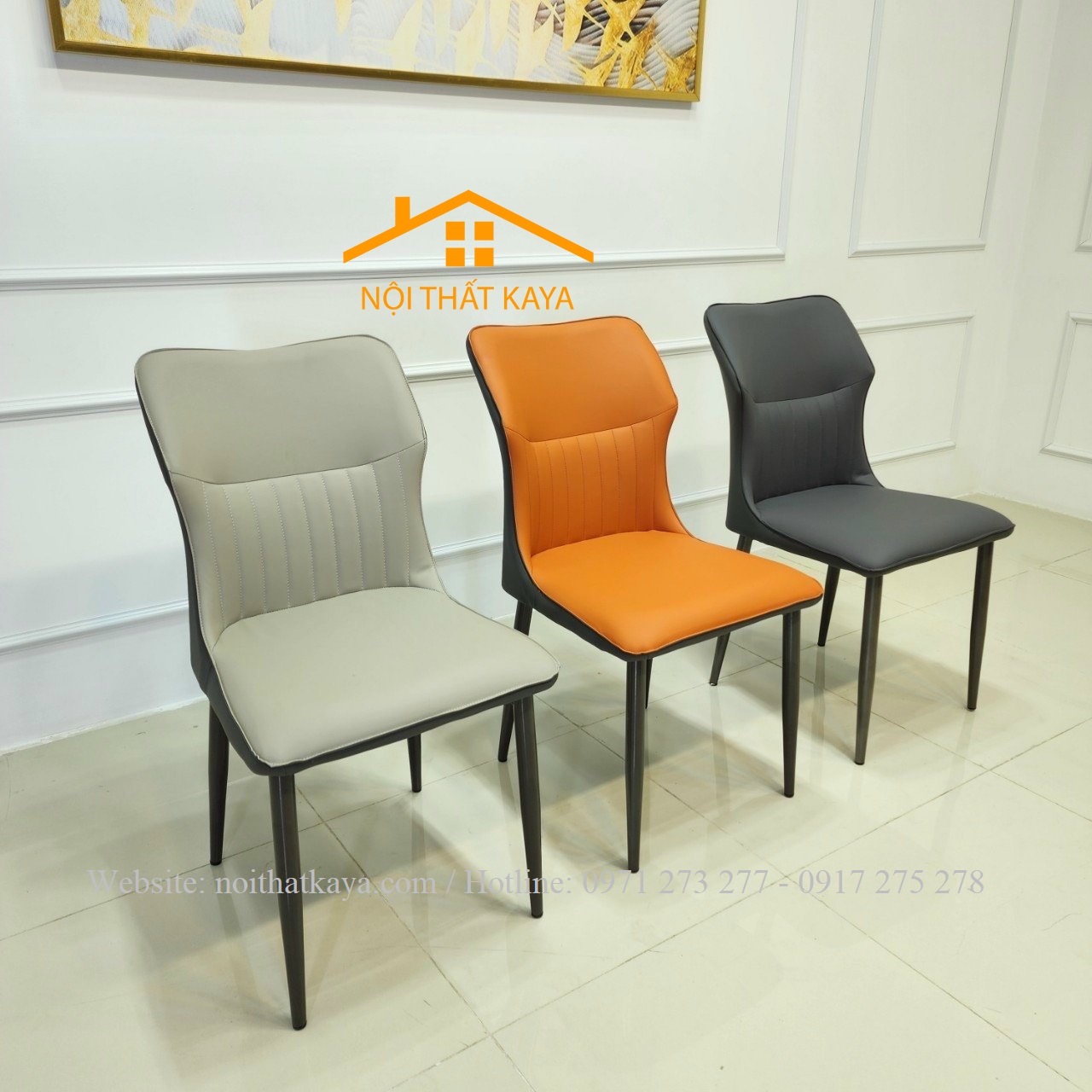Bộ Bàn Mặt Đá Ceramic Chân Chanel - 4 Ghế Nhập Khẩu KY-GH056 - Ảnh 8