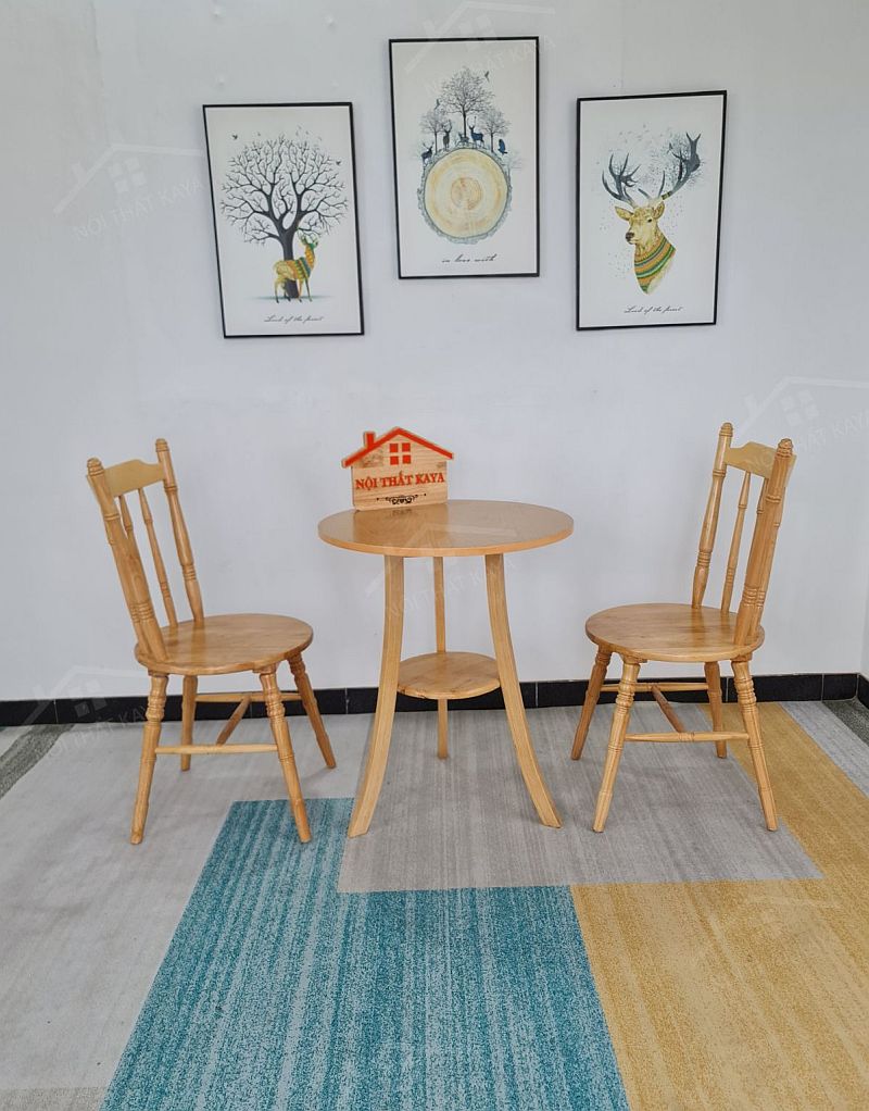 Bamboo 2 Ghế + Bàn 2 Tầng