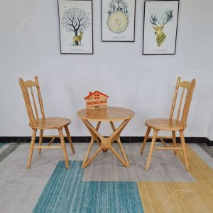 Bamboo 2 Ghế + Bàn Chân Sao