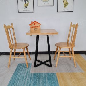 Bamboo 2 Ghế + Bàn Chân Sắt Ky-gh 103 (1)