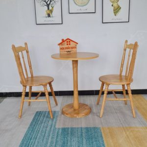 Bamboo 2 Ghế + Bàn Chân Trụ (1)