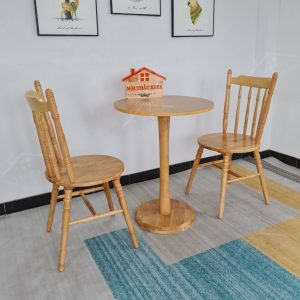Bamboo 2 Ghế + Bàn Chân Trụ (3)
