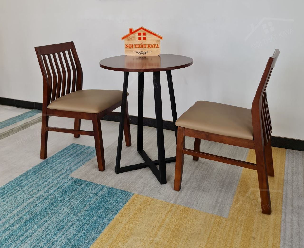 Bingo 2 Ghế + Bàn Chân Sắt Ky-gh 103 (2)