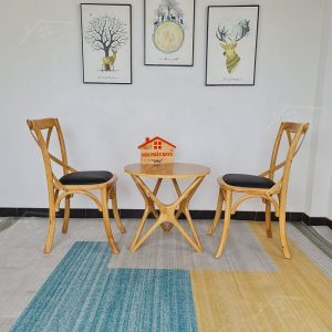Bistro 2 Ghế + Bàn ChÂn Sao