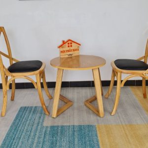 Bistro 2 Ghế + Bàn Chân V (1)