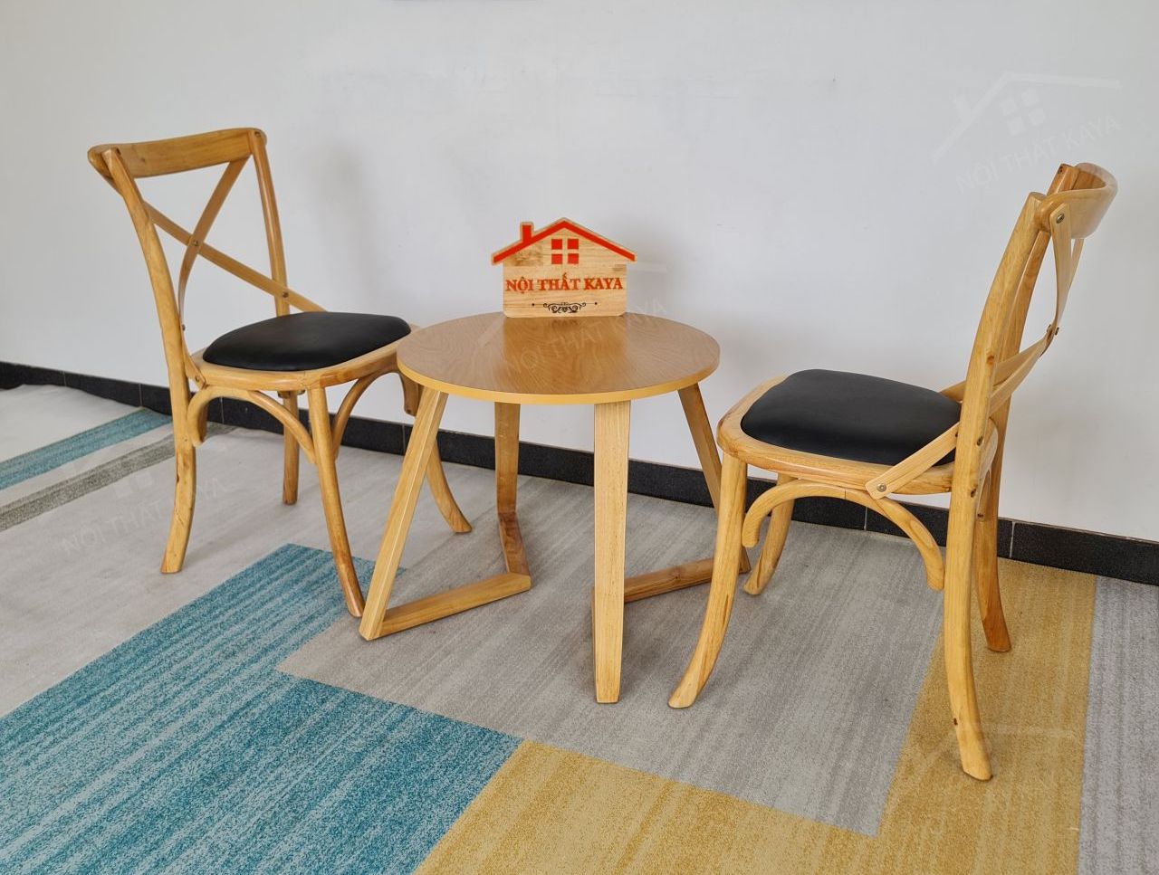 Bistro 2 Ghế + Bàn Chân V (2)