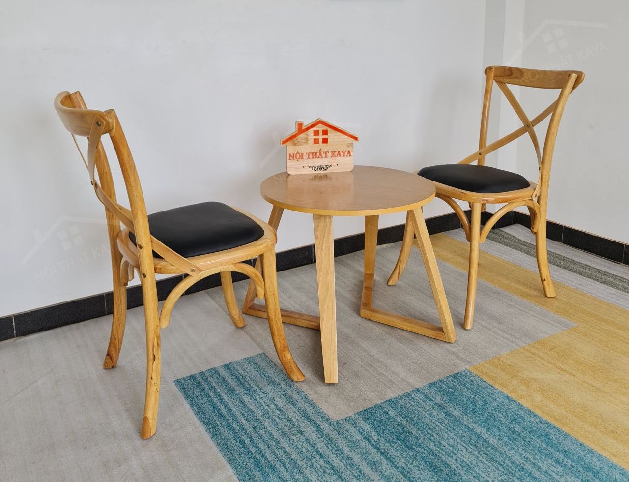 Bistro 2 Ghế + Bàn Chân V (3)