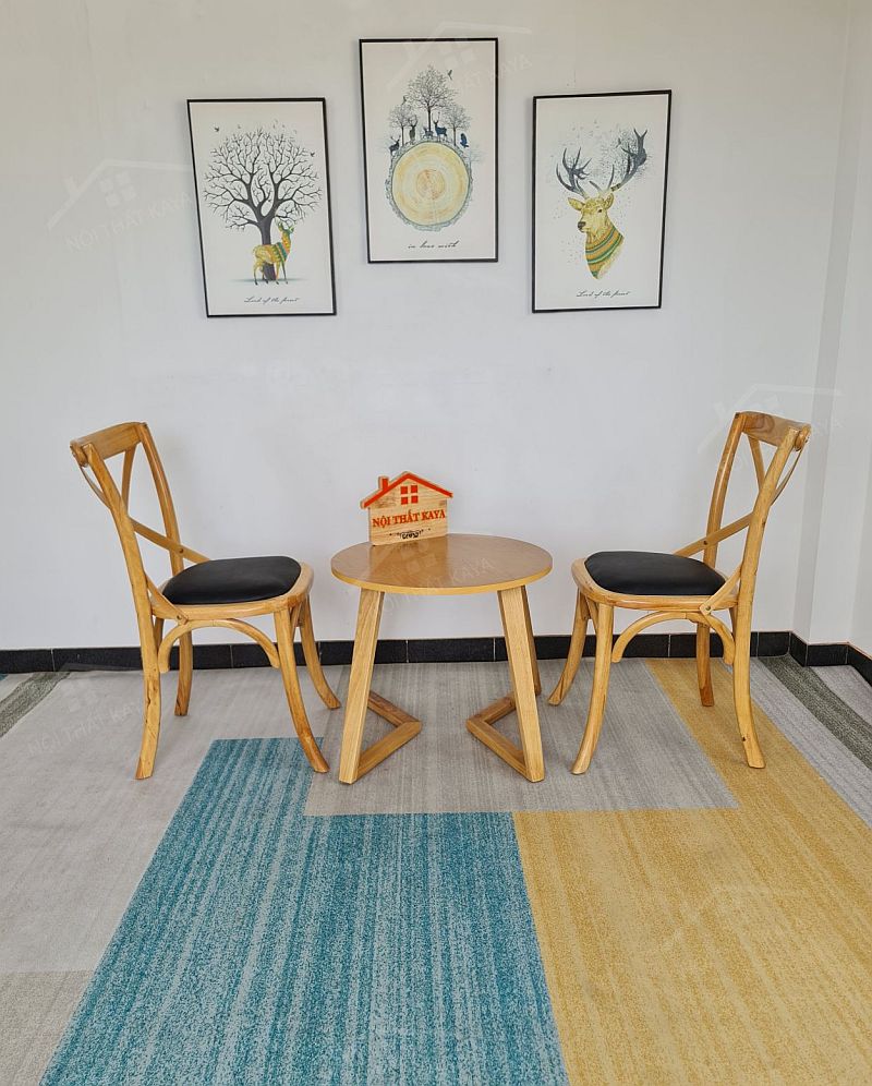 Bistro 2 Ghế + Bàn Chân V