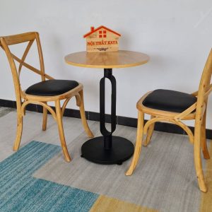 Bistro 2 Ghế + Bàn Chân Sắt Ky-gh 101 (2)