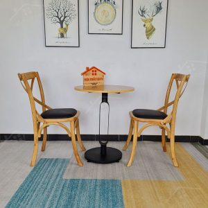 Bistro 2 Ghế + Bàn Chân Sắt Ky-gh 101