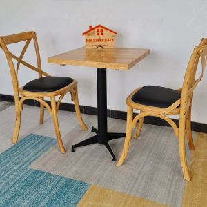 Bistro 2 Ghế + Bàn Chân Sắt Ky-gh 102 (2)