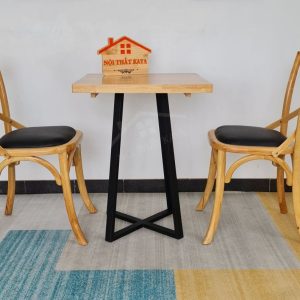 Bistro 2 Ghế + Bàn Chân Sắt Ky-gh 103 (1)