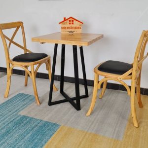 Bistro 2 Ghế + Bàn Chân Sắt Ky-gh 103 (2)