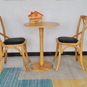 Bistro 2 Ghế + Bàn Chân Trụ (1)