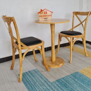 Bistro 2 Ghế + Bàn Chân Trụ (3)