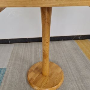 Bàn Chân Trụ Gỗ Tự Nhiên - Mặt Bàn Vuông (4)