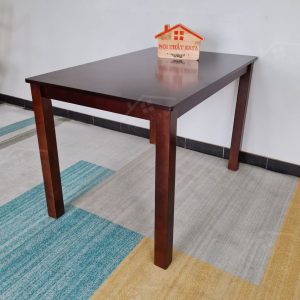 Bàn Chữ Nhật Gỗ Tự Nhiên Sơn Nâu (2)