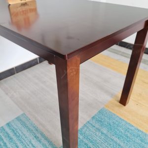 Bàn Chữ Nhật Gỗ Tự Nhiên Sơn Nâu (4)